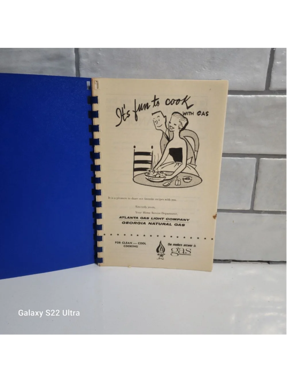 Advertising Cookbook, Atlanta Gas Light Cookbook